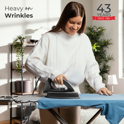 Indo Panther Heavy Weight Iron 1000W Power PTFE Coated – Indo