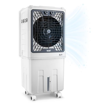 Indo 40L Air Cooler for Room, High-Speed Air Cooler 2250 RPM, Honeycomb Cooling Pads, Energy-Efficient 120W, Inverter-Compatible, Large Water Tank with Water Level Indicator | 1-Year Warranty