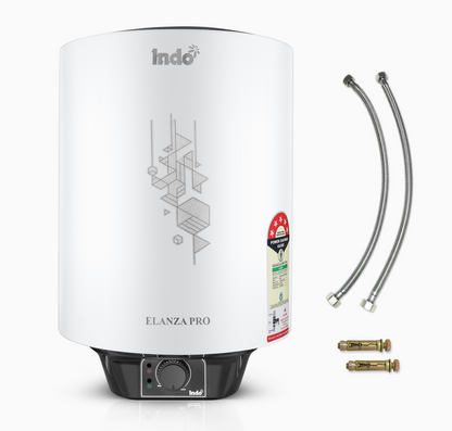 Elanza Water Geyser 25 ltr 2000W, 5-Star BEE Water Heater – Indo